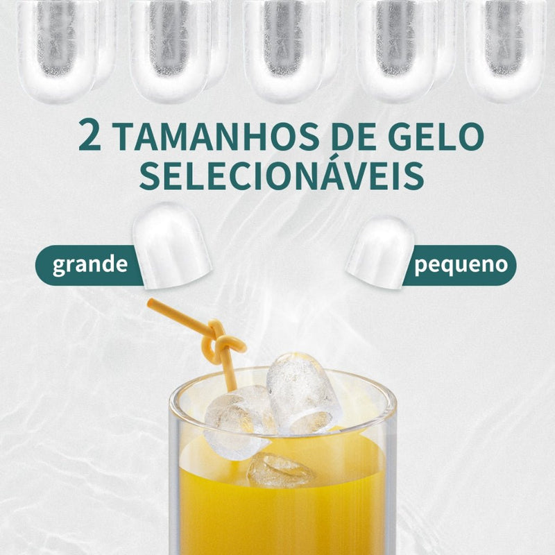 YESOP Máquina De Gelo Portátil 110V - 127V Automático 12KG Por Dia | Gelo Sempre à Mão - The Miner Shop